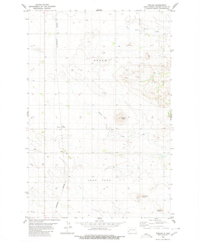 United States Geological Survey Thelan, ND (1980, 24000-Scale) digital map