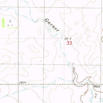 United States Geological Survey Thelan, ND (1980, 24000-Scale) digital map