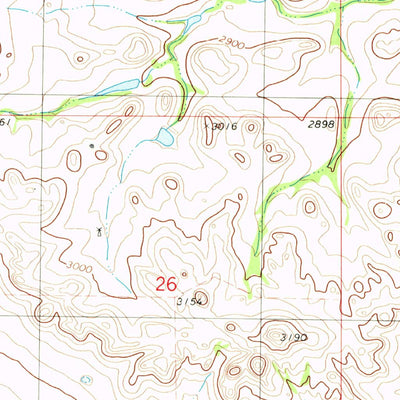 United States Geological Survey Thelan, ND (1980, 24000-Scale) digital map
