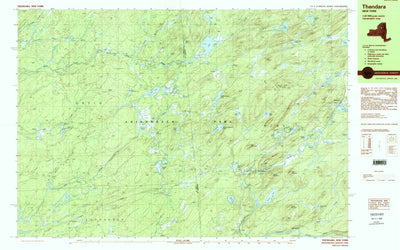 United States Geological Survey Thendara, NY (1989, 25000-Scale) digital map