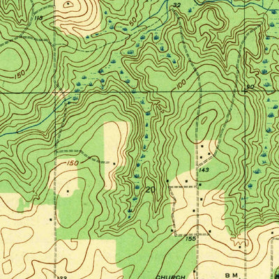 United States Geological Survey Theodore, AL (1943, 31680-Scale) digital map
