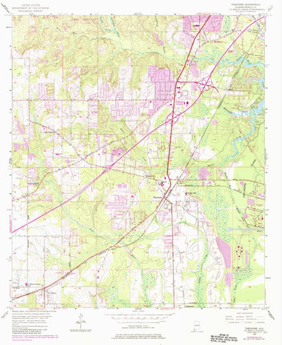 United States Geological Survey Theodore, AL (1953, 24000-Scale) digital map