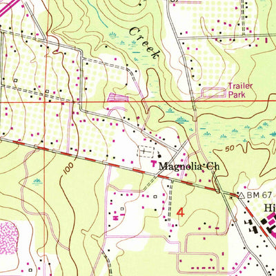 United States Geological Survey Theodore, AL (1953, 24000-Scale) digital map