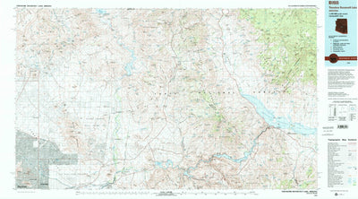 United States Geological Survey Theodore Roosevelt Lake, AZ (1994, 100000-Scale) digital map
