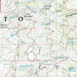 United States Geological Survey Theodore Roosevelt Lake, AZ (1994, 100000-Scale) digital map