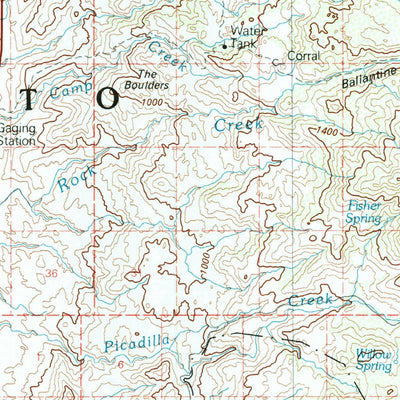 United States Geological Survey Theodore Roosevelt Lake, AZ (1994, 100000-Scale) digital map