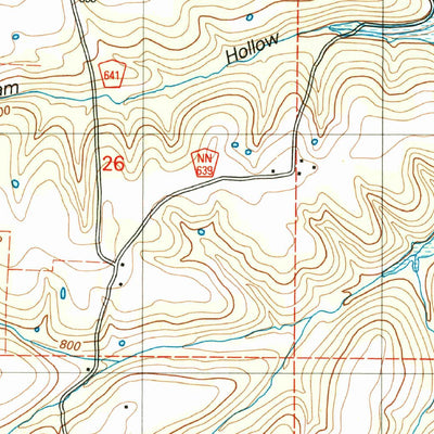 United States Geological Survey Theodosia, MO (2004, 24000-Scale) digital map