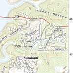 United States Geological Survey Theodosia, MO (2021, 24000-Scale) digital map