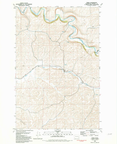 United States Geological Survey Thera, WA (1981, 24000-Scale) digital map