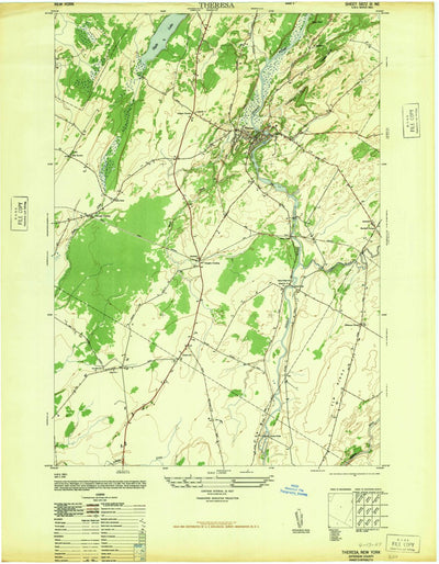 United States Geological Survey Theresa, NY (1948, 24000-Scale) digital map