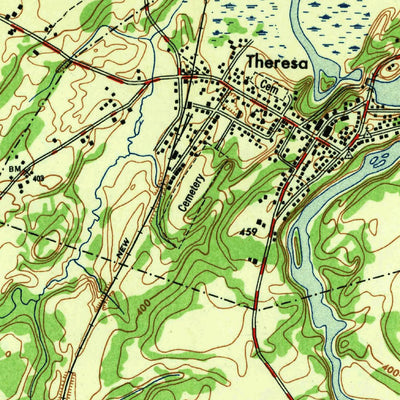 United States Geological Survey Theresa, NY (1948, 24000-Scale) digital map