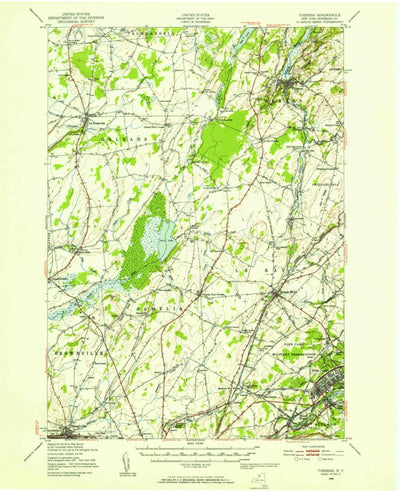 United States Geological Survey Theresa, NY (1948, 62500-Scale) digital map