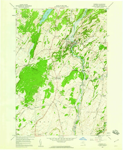 United States Geological Survey Theresa, NY (1958, 24000-Scale) digital map