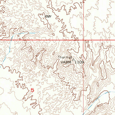 United States Geological Survey Thermal Canyon, CA (1956, 24000-Scale) digital map