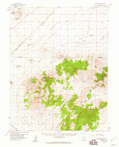 United States Geological Survey Thermo, UT (1958, 62500-Scale) digital map