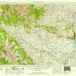 United States Geological Survey Thermopolis, WY (1958, 250000-Scale) digital map