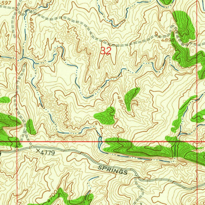 United States Geological Survey Thermopolis, WY (1960, 24000-Scale) digital map