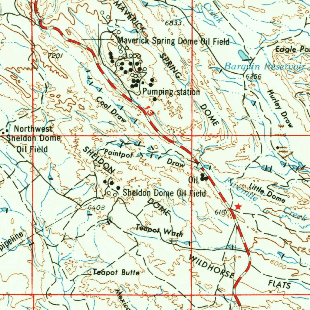 Thermopolis, WY (1962, 250000-Scale) Map by United States Geological ...