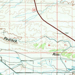 United States Geological Survey Thermopolis, WY (1981, 100000-Scale) digital map