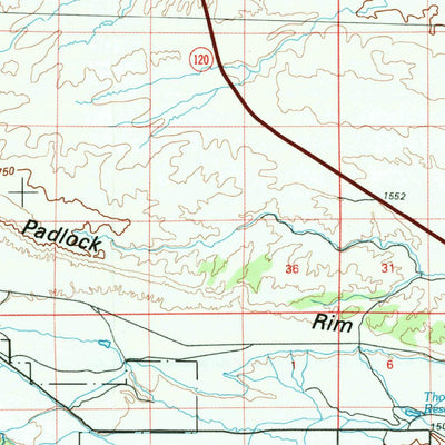 United States Geological Survey Thermopolis, WY (1981, 100000-Scale) digital map