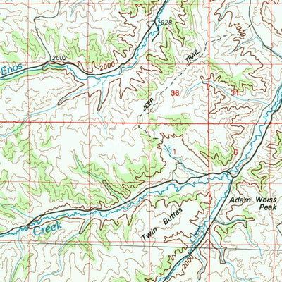 United States Geological Survey Thermopolis, WY (1981, 100000-Scale) digital map