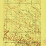 United States Geological Survey Thibadeau Lake, MT (1912, 125000-Scale) digital map