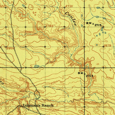 United States Geological Survey Thibadeau Lake, MT (1912, 125000-Scale) digital map
