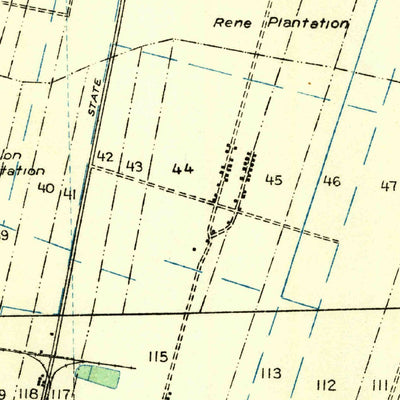United States Geological Survey Thibodaux, LA (1932, 31680-Scale) digital map