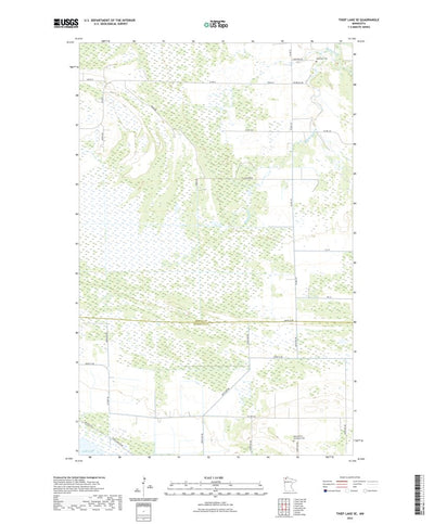 United States Geological Survey Thief Lake SE, MN (2022, 24000-Scale) digital map