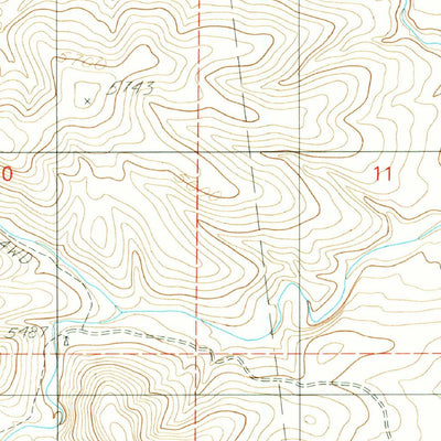 United States Geological Survey Thimble Canyon, NM (1989, 24000-Scale) digital map