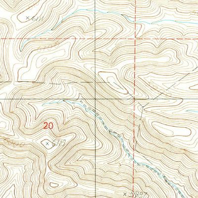 United States Geological Survey Thimble Canyon, NM (1989, 24000-Scale) digital map