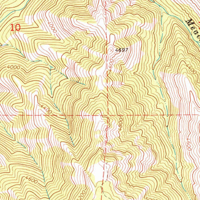 United States Geological Survey Thimbleberry Mountain, OR (1964, 24000-Scale) digital map