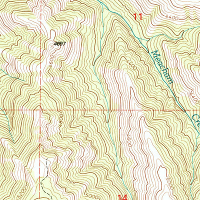 United States Geological Survey Thimbleberry Mountain, OR (1995, 24000-Scale) digital map