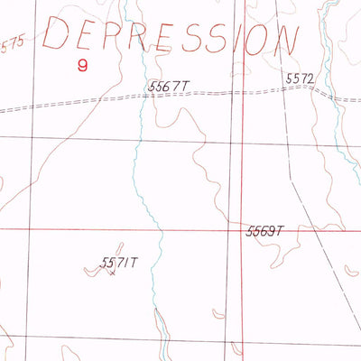 United States Geological Survey Third Butte West, NV (1986, 24000-Scale) digital map