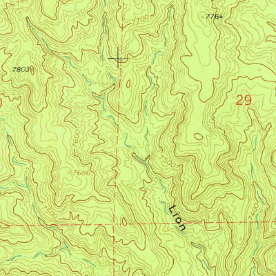 United States Geological Survey Third Canyon, NM (1964, 24000-Scale) digital map