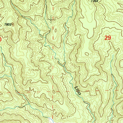 United States Geological Survey Third Canyon, NM (1995, 24000-Scale) digital map