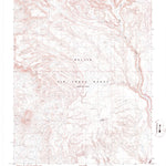 United States Geological Survey Thirsty Canyon NW, NV (1986, 24000-Scale) digital map