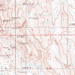 United States Geological Survey Thirsty Canyon SW, NV (1986, 24000-Scale) digital map