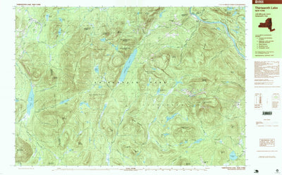 United States Geological Survey Thirteenth Lake, NY (1997, 25000-Scale) digital map