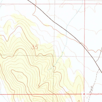 United States Geological Survey Thirtymile Ranch, NV (1982, 24000-Scale) digital map