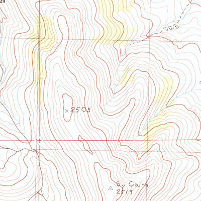 United States Geological Survey Thirtymile Ranch, NV (1982, 24000-Scale) digital map