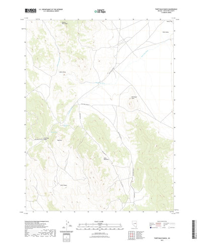 United States Geological Survey Thirtymile Ranch, NV (2021, 24000-Scale) digital map