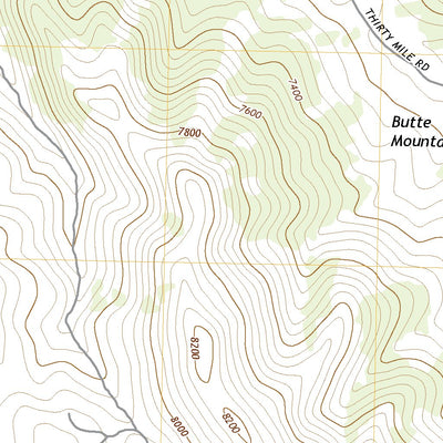 United States Geological Survey Thirtymile Ranch, NV (2021, 24000-Scale) digital map