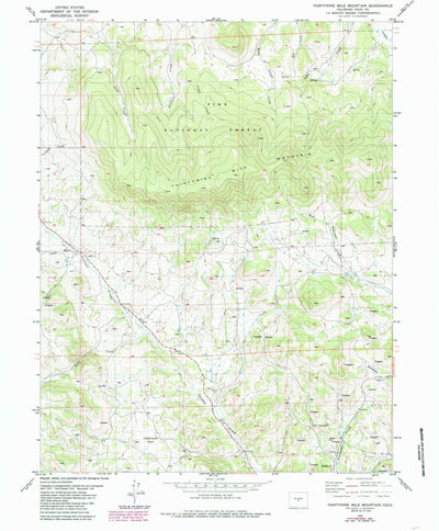 United States Geological Survey Thirtynine Mile Mountain, CO (1983, 24000-Scale) digital map