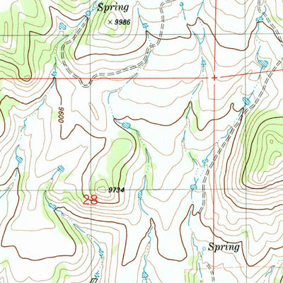 United States Geological Survey Thirtynine Mile Mountain, CO (1983, 24000-Scale) digital map