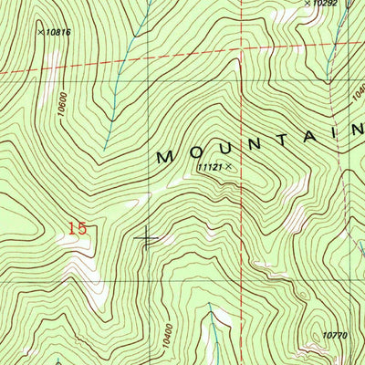United States Geological Survey Thirtynine Mile Mountain, CO (1983, 24000-Scale) digital map