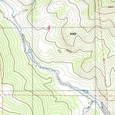 United States Geological Survey Thirtyone Mile Mountain, CO (1983, 24000-Scale) digital map
