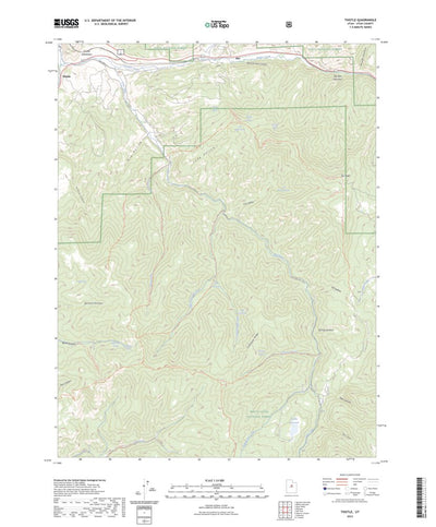 United States Geological Survey Thistle, UT (2023, 24000-Scale) digital map