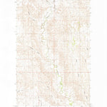 United States Geological Survey Thoeny Hills East, MT (1984, 24000-Scale) digital map