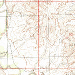 United States Geological Survey Thoeny Hills East, MT (1984, 24000-Scale) digital map